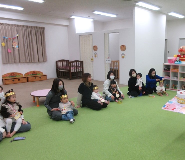 １月のお誕生会がありました♬