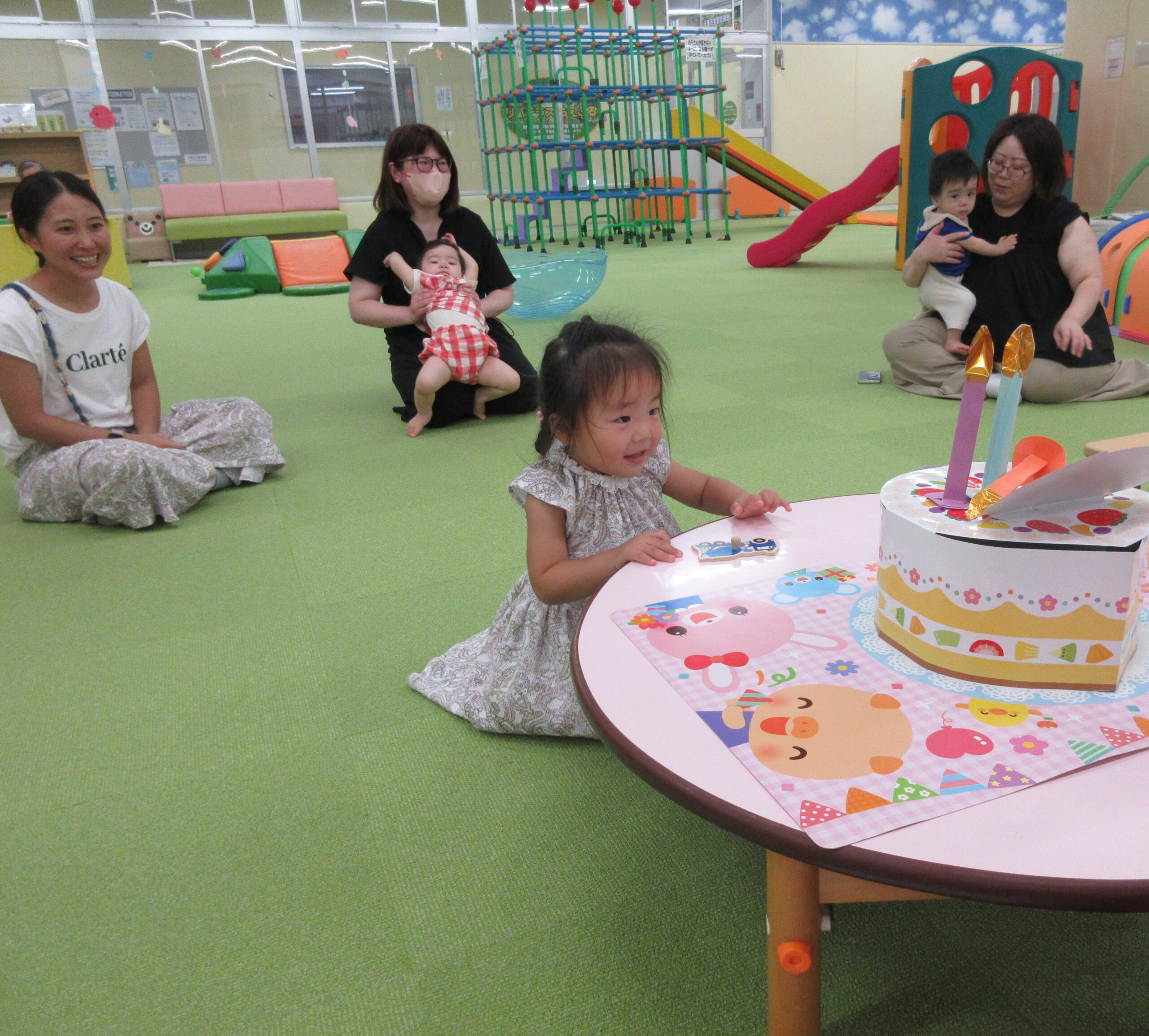 ８月のお誕生会がありました♬